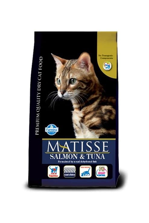 Matisse Farmina Pet Foods Dry Cat Food, Adult, 1.5-Kg, Salmon and Tuna (Pack of 1)