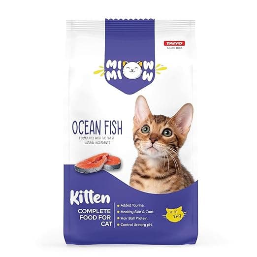 Kitten Ocean Fish, Dry Cat Food, Complete and Balanced Diet, Formulated with The Finest Natural Ingredients, Vitamins and Minerals, 1 Kg - View 1