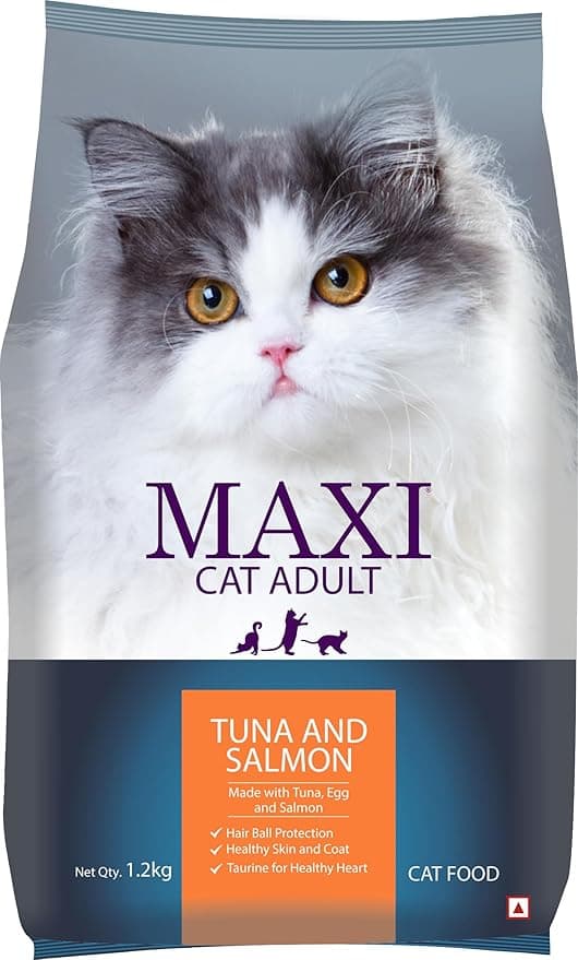 Maxi Tuna & Salmon Dry Cat Food 1.2Kg,Adult