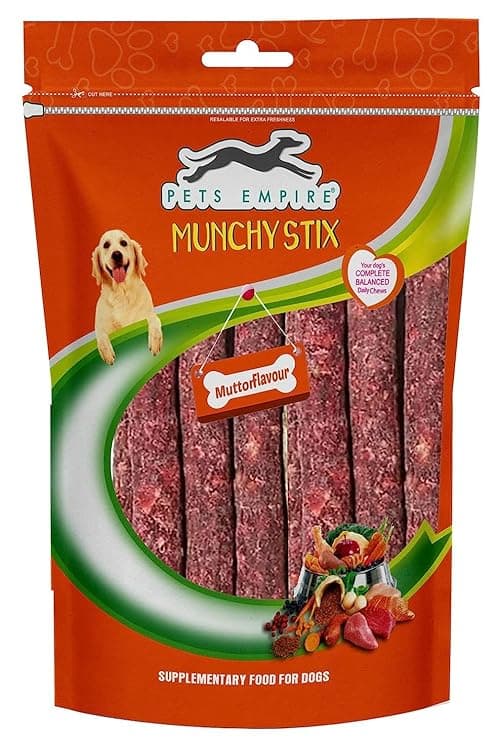 Pets Empire Munchy Sticks for Dogs (1kg)| Chewing Mutton & Chicken Sticks Treats for Dogs & Puppies |Suitable for All Stage Doges | Best Healthy Dog and Freshen Breath