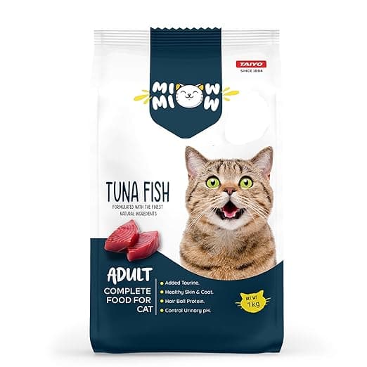 Adult Cat Food, Tuna Fish Flavour, 1kg | Complete & Balanced Dry Diet with Natural Ingredients, Vitamins & Minerals - View 1