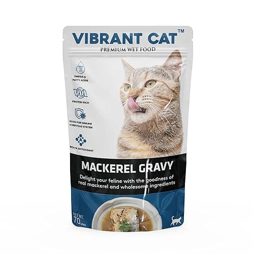 Premium Wet Cat Food, Mackerel Gravy, (Pack of 15) - View 1